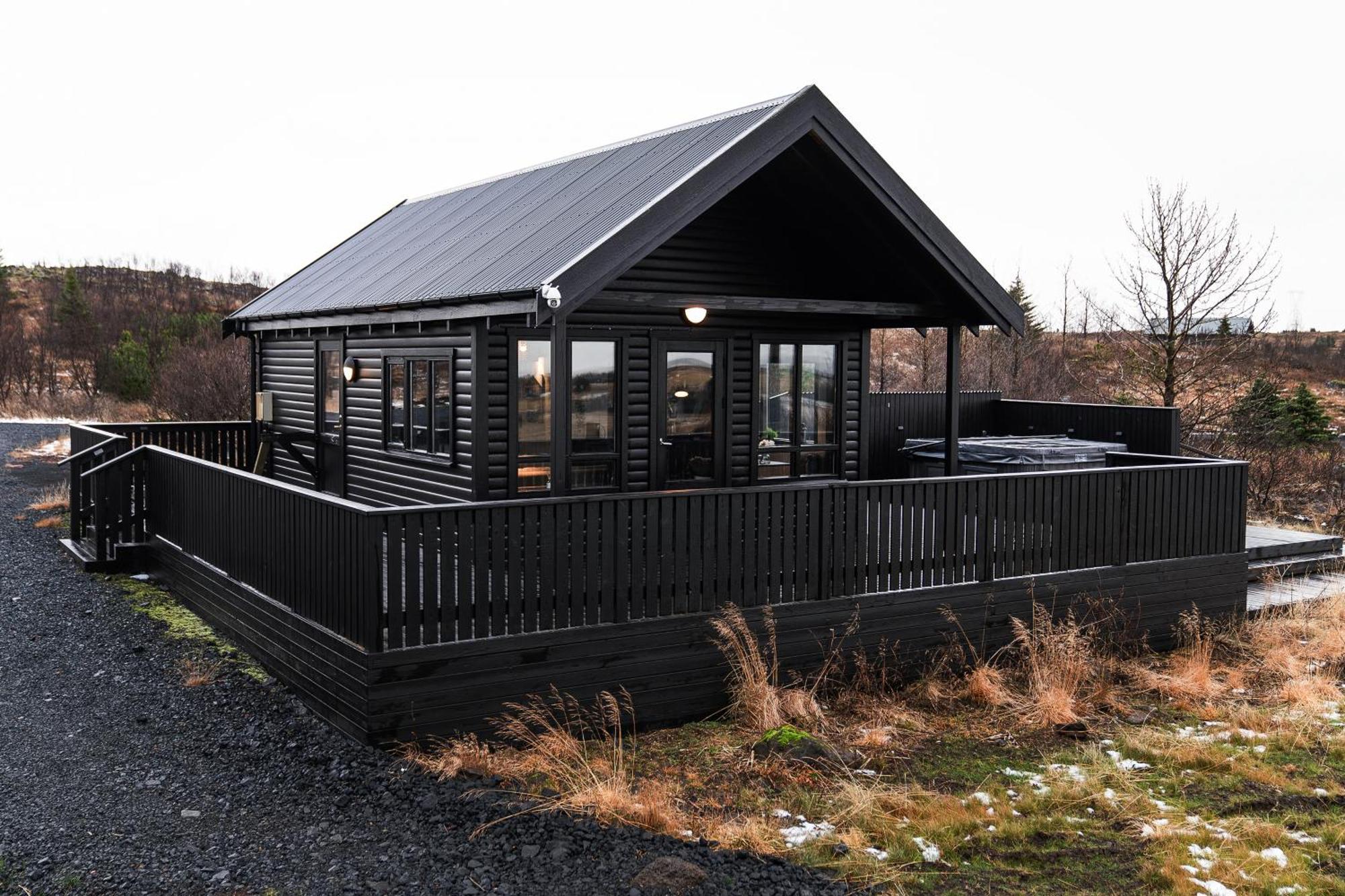 Cozy Cabin Near Golden Circle With Panoramic Views 莫斯费德斯拜尔 外观 照片