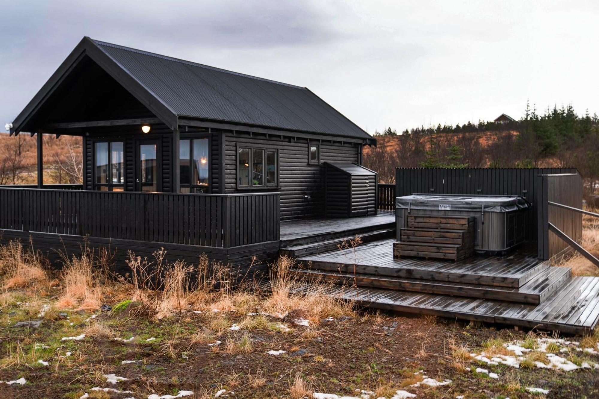 Cozy Cabin Near Golden Circle With Panoramic Views 莫斯费德斯拜尔 外观 照片